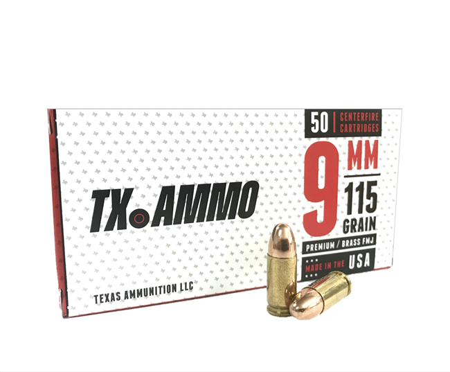 TX Ammo 9mm 115 grain