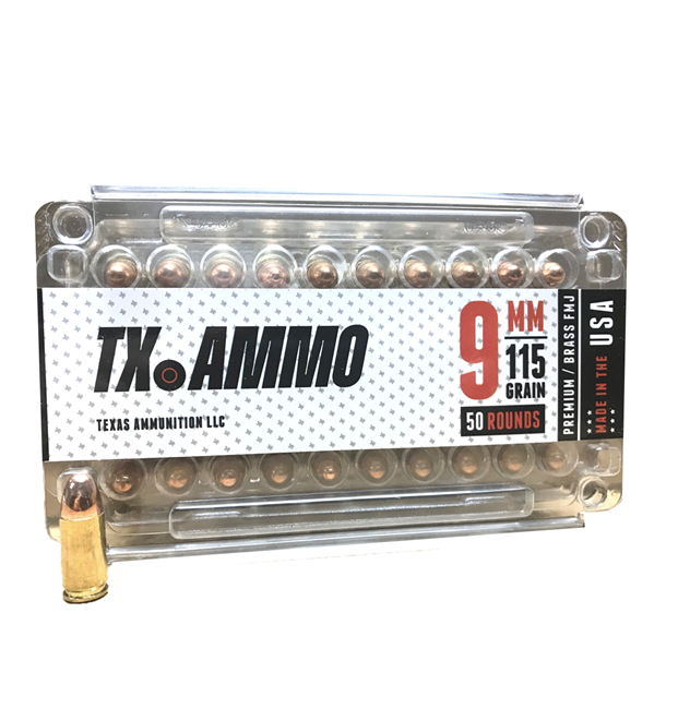 TX Ammo 9mm 115 grain