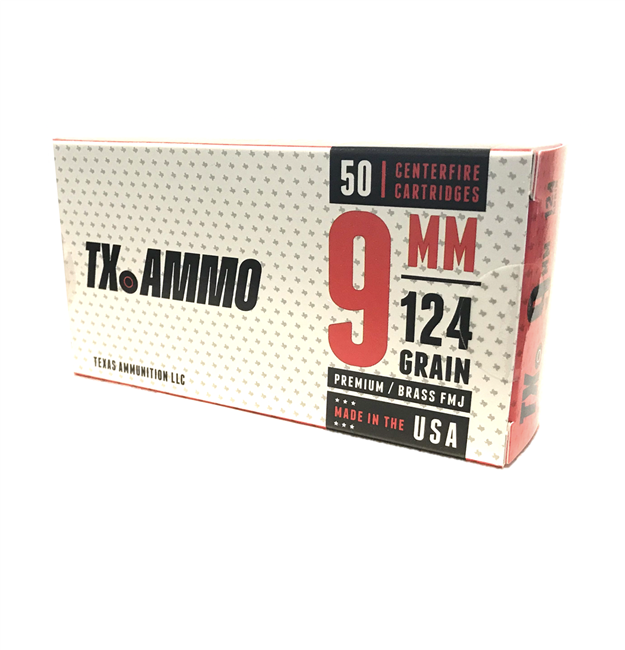 TX Ammo 9mm 124 grain