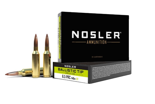 6.5 PRC / 140gr Ballistic Tip / 20 Rds / Nosler **NO LIMITS**