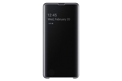Galaxy S10+ S-View Flip Cover, Black