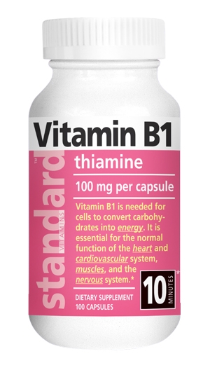 <b>Vitamin B1 100 MG</b> 100 Capsules