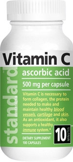 <b>Vitamin C 500 MG</b> 100 Capsules