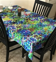 Aurora Garden Print Pattern Tablecloths