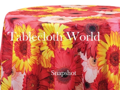 Custom Print Pattern Tablecloths