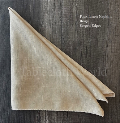 Napkins Faux Linen