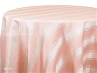 Escalator Stripe Apricot Tablecloths