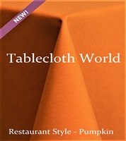 Restaurant Style Pumpkin Tablecloths