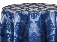 Saint Louis Damask Blue Tablecloths