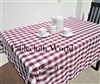 Gingham Check Tablecloths