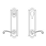 Pinnacle Handleset Bright Brass Entry