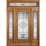 Lone Star 6-8 Full Lite Single and 2 Sidelights with Rectangular Transom