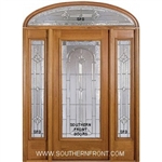 Serenade 6-8 Full Lite Single and 2 Sidelights with Elliptical Transom