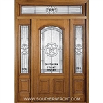 Lone Star 6-8 2/3 Arch Lite Single, 2 Sidelights and Rectangular Transom