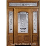 Sonnet 6-8 2/3 Arch Lite Single, 2 Sidelights and Rectangular Transom