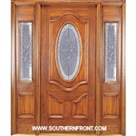 Queen Anne 6-8 Deluxe Half Oval Single and 2 Sidelights