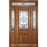 Lone Star 8-0 2/3 Lite Single, 2 Sidelights and Rectangular Transom