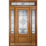 Lone Star 8-0 3/4 Lite Single, 2 Sidelights and Rectangular Transom