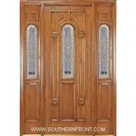 Queen Anne 8-0 Center Arch Single and 2 Sidelights