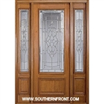 Symphony 8-0 42 Inch 3/4 Lite Single and 2 Sidelights