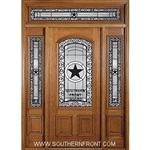 Menger P&I 6-8 2/3 Arch Lite Single, 2 Sidelights and Rectangular Transom