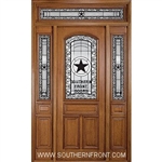 Menger P&I 8-0 2/3 Arch Lite Single, 2 Sidelights and Rectangular Transom