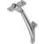 Heavy Duty Hand Rail Bracket Satin Nickel