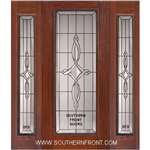 Marsais 6-8 FG Full Lite Mahogany Single and 2 Sidelights