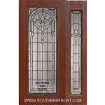 Palmetto 6-8 FG Full Lite Oak Single and 1 Sidelight