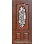 Marsais Fiberglass 1/2 lite Mahogany Single and 2 Sidelights