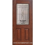 Versailles Fiberglass 1/2 lite Oak Single