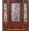 Brazos Arch Lite Cherry 1 Panel Single and 2 Sidelights