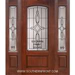 Marsais Arch Lite Cherry 1 Panel Single and 2 Sidelights