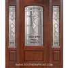 Marsala Arch Lite Cherry 1 Panel Single and 2 Sidelights