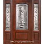 Marsala Arch Lite Cherry 1 Panel Single and 2 Sidelights