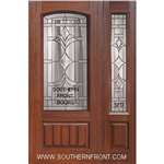 Marsala Arch Lite Cherry V Grooved Single and 1 Sidelight