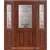 Marsala 1/2 Lite Trad Mahogany Single and 2 Sidelights