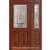 Versailles 1/2 Lite Trad Mahogany Single and 1 Sidelight