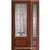 Marsala 8-0 3/4 Lite Cherry 1 Panel Single and 1 Sidelight