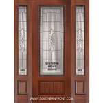 Versailles 8-0 3/4 Lite Cherry V Grooved Single and 2 Sidelights