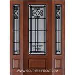 Novara 8-0 GBG Cherry 1 Panel Single and 2 Sidelights