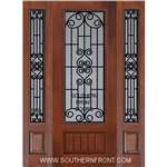 Verona 8-0 GBG Cherry V Grooved Single and 2 Sidelights