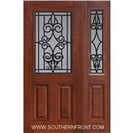 Salento 6-8 1/2 Lite GBG Trad Mahogany Single and 1 Sidelight