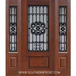 Tivoli GBG 6-8 3/4 Lite Cherry 1 Panel Single and 2 Sidelights