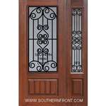 Verona GBG 6-8 3/4 Lite Cherry V Grooved Single and 1 Sidelight