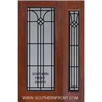 Cantania GBG 6-8 Full Lite Mahogany Single and 1 Sidelight