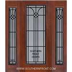 Cantania GBG 6-8 Full Lite Mahogany Single and 2 Sidelights