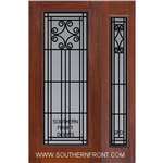 Novara GBG 6-8 Full Lite Mahogany Single and 1 Sidelight