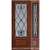 Charleston 8-0 3/4 Lite FG WI Cherry 1 Panel Single and 1 Sidelight