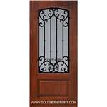 Valencia 6-8 Arch Lite FG WI Cherry 1 Panel Single